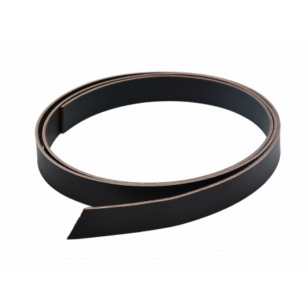 Lederband ca. 95/100 x 2 cm - Schwarz von Diverse