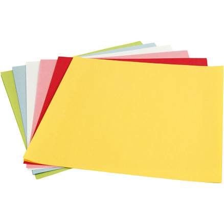 Leichtes Papier, Blatt 30x30 cm, 80 g, Standardfarben, 12 Blatt/ 1 Pk. Leichtes Papier, Blatt 30x30 cm, 80 g, Standardfarben, 12 Blatt/ 1 Pk. von Diverse