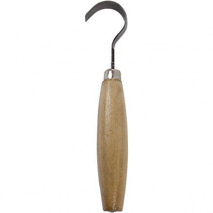 Löffelschnitzmesser, L: 16cm, D: 3cm, 1 Stk von Diverse