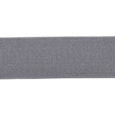 Lurex Elastik 40 mm Grau von Diverse