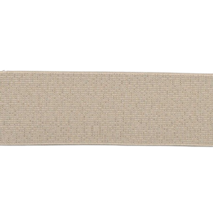 Lurex Gummiband 40 mm Ecru von Diverse