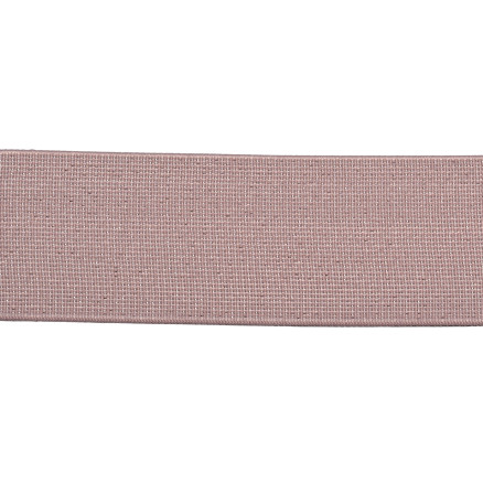 Lurex Gummiband 40 mm Rosa von Diverse