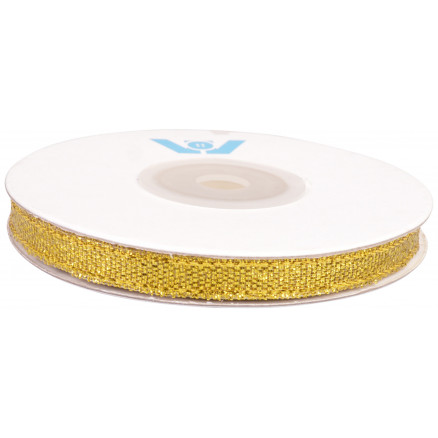 Lurex-Polyesterband Gold 6mm - 10m von Diverse