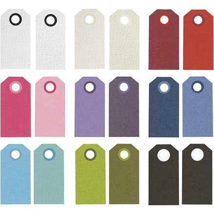 Manila-Anhänger, Größe 6x3 cm, 250 g, Sortierte Farben, 30x10 Stk/ 1 P Manila-Anhänger, Größe 6x3 cm, 250 g, Sortierte Farben, 30x10 Stk/ 1 P von Diverse