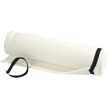 Mattenrolle, L 180 cm, B 50 cm, Dicke 6 mm, Weiß, 1 Stk von Diverse