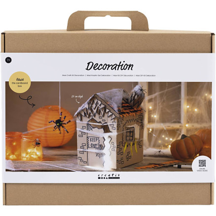 Maxi DIY Kit Dekoration, Halloween Haus, schwarz, hellbraun, orange, 1 Pk. Maxi DIY Kit Dekoration, Halloween Haus, schwarz, hellbraun, orange, 1 Pk. von Diverse