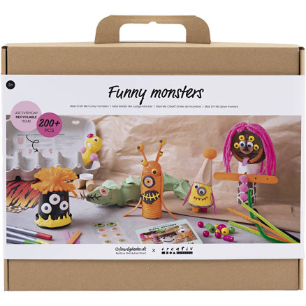 Maxi DIY Mix Fun Monsters, versch. Farben, 1 Pk. von Diverse
