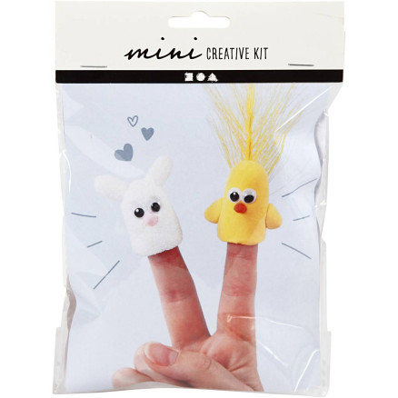 Mini DIY Kit, Fingerpuppen, 1 Pk. Mini DIY Kit, Fingerpuppen, 1 Pk. von Diverse