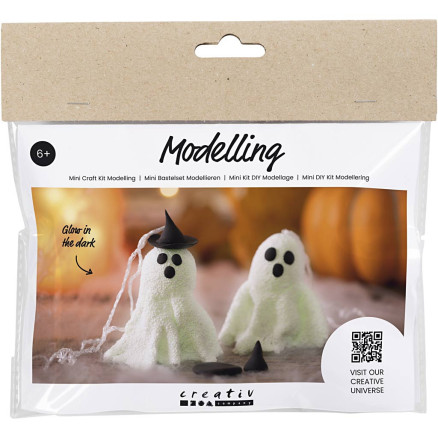 Mini DIY Kit Modellieren, Ghost, 1 Pk. Mini DIY Kit Modellieren, Ghost, 1 Pk. von Diverse