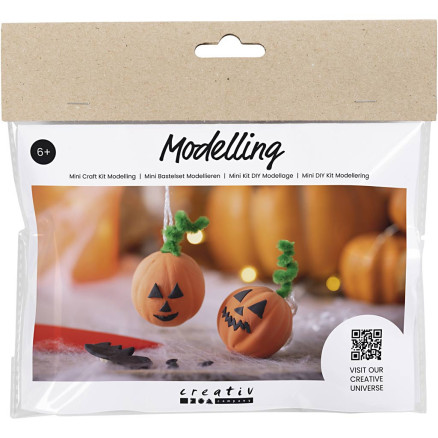 Mini DIY Kit Modellieren, Kürbis, 1 Pk. von Diverse