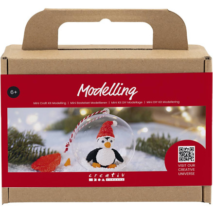Mini DIY Kit Modellieren, Pinguin, 1 Pk. Mini DIY Kit Modellieren, Pinguin, 1 Pk. von Diverse