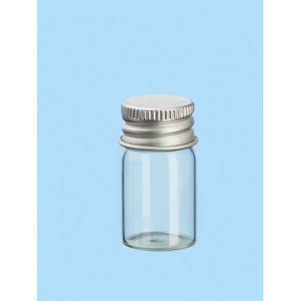 Mini Glasbehälter mit Deckel 22x40mm - 6 Stk von Diverse