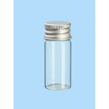 Mini Glasbehälter mit Deckel 22x50mm - 4 Stk von Diverse