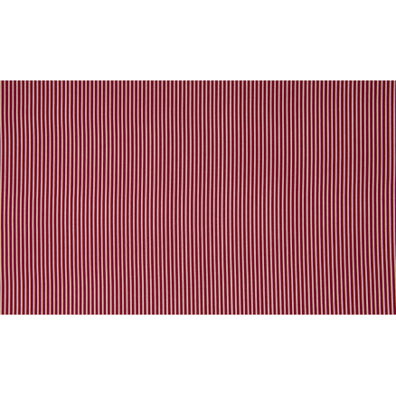 Minimals Baumwollpopeline Stoff Druck 318 Stripe Bordeaux 145cm - 50cm von Diverse