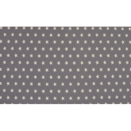 Minimals Baumwollpopeline Stoff Druck 165 Star Grey 145cm - 50cm Minimals Baumwollpopeline Stoff Druck 165 Star Grey 145cm - 50cm von Diverse