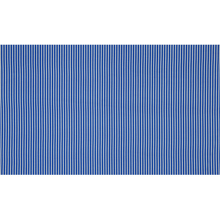 Minimals Baumwollpopeline Stoff Druck 307 Stripe Royal 145cm - 50cm von Diverse