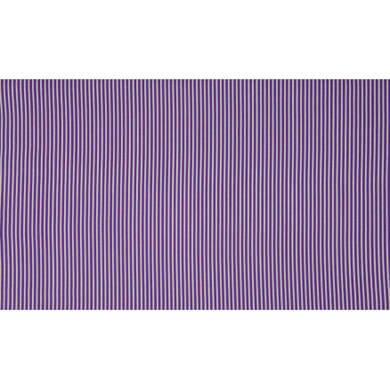 Minimals Baumwollpopeline Stoff Druck 343 Stripe Purple 145cm - 50cm von Diverse