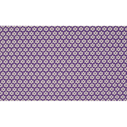 Minimals Baumwollpopeline Stoff Druck 43 Flower Purple 145cm - 50cm Minimals Baumwollpopeline Stoff Druck 43 Flower Purple 145cm - 50cm von Diverse