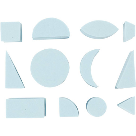 Moosgummi-Stempel, H 25 mm, Größe 15-30 mm, 12 Stk/ 1 Pck Moosgummi-Stempel, H 25 mm, Größe 15-30 mm, 12 Stk/ 1 Pck von Diverse