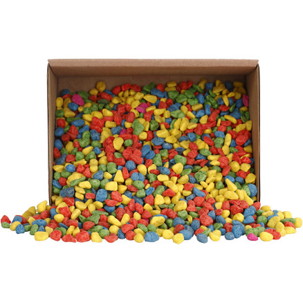 Mosaiksteine, Größe 8-10 mm, Dicke 5 mm, Kräftige Farben, 2 kg/ 1 Pck von Diverse