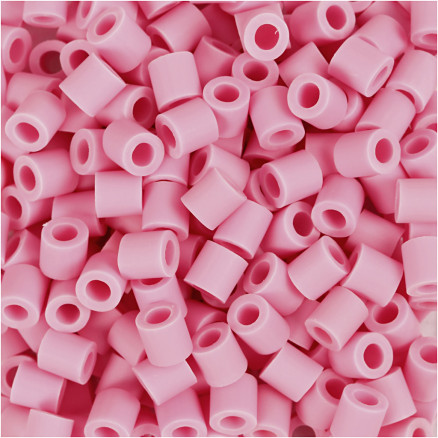 Nabbi BioBeads Röhrchenperlen, Größe 5x5 mm, Lochgröße 2,5 mm, mittel, Rosa, 3000 Stück / 1 Pk. Nabbi BioBeads Röhrchenperlen, Größe 5x5 mm, Lochgröße 2,5 mm, mittel, Rosa, 3000 Stück / 1 Pk. von Diverse