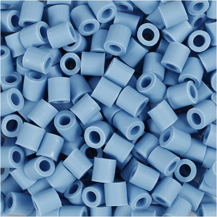 Nabbi BioBeads Röhrchenperlen, Größe 5x5 mm, Lochgröße 2,5 mm, mittel, blau, 1000 Stück / 1 Pk. von Diverse