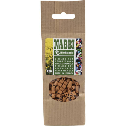 Nabbi BioBeads Röhrchenperlen, Größe 5x5 mm, Lochgröße 2,5 mm, mittel, dunkelgrün, 1000 Stück / 1 Pk. von Diverse