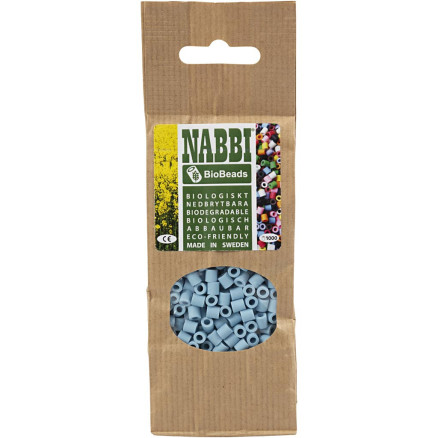 Nabbi BioBeads Röhrchenperlen, Größe 5x5 mm, Lochgröße 2,5 mm, mittel, pastellgrün, 1000 Stück / 1 Pk. Nabbi BioBeads Röhrchenperlen, Größe 5x5 mm, Lochgröße 2,5 mm, mittel, pastellgrün, 1000 Stück / 1 Pk. von Diverse