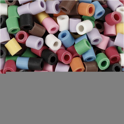 Nabbi BioBeads Röhrchenperlen, Größe 5x5 mm, Lochgröße 2,5 mm, mittel, schwarz, 1000 Stück / 1 Pk. Nabbi BioBeads Röhrchenperlen, Größe 5x5 mm, Lochgröße 2,5 mm, mittel, schwarz, 1000 Stück / 1 Pk. von Diverse