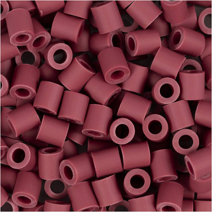 Nabbi BioBeads Tube beads, Größe 5x5 mm, Lochgröße 2,5 mm, mittel, bugundy, 1000 Stück / 1 Pk. Nabbi BioBeads Tube beads, Größe 5x5 mm, Lochgröße 2,5 mm, mittel, bugundy, 1000 Stück / 1 Pk. von Diverse