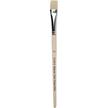 Nature Line Brushes, 14, L: 20 cm, B: 15 mm, flach, 12 Stk / 1 Pk. Nature Line Brushes, 14, L: 20 cm, B: 15 mm, flach, 12 Stk / 1 Pk. von Diverse