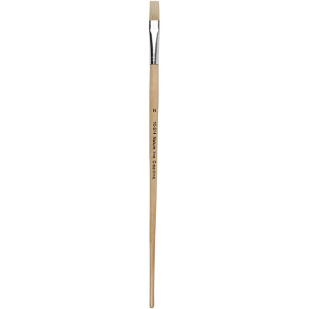 Nature Line Pinsel, Nr. 14, L 32 cm, B 12 mm, langer Griff, 12 Stk/ 1 Pck von Diverse