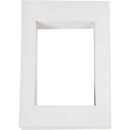 Passepartout-Rahmen, Größe 19,8x28 cm, 500 g, Weiß, 100 Stk/ 1 Pck von Diverse