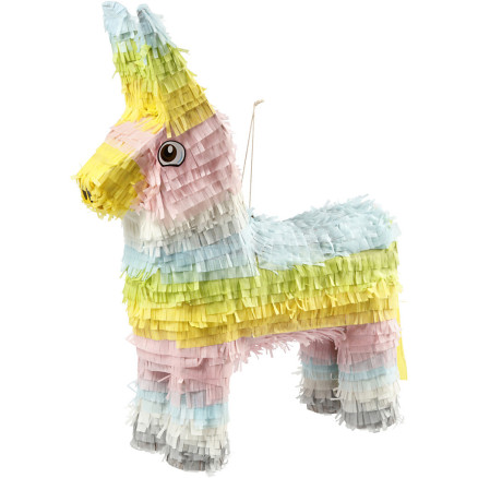 Piñata, Größe 39x13x55 cm, Pastellfarben, 1 Stk von Diverse
