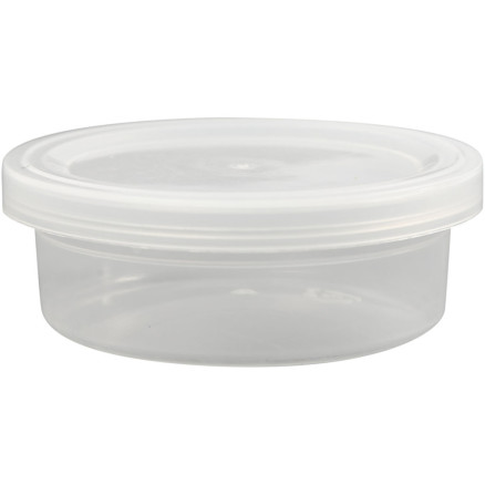 Plastikdose mit Deckel, H 24 mm, D 68 mm, 45 ml, 20 Stk/ 1 Pck Plastikdose mit Deckel, H 24 mm, D 68 mm, 45 ml, 20 Stk/ 1 Pck von Diverse