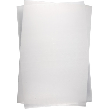 Plastikschrumpfplatten, Blatt 20x30 cm, Dicke 0,3 mm, Glänzend transparent, 100 Bl./ 1 Pck von Diverse