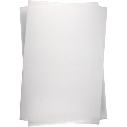 Plastikschrumpfplatten, Blatt 20x30 cm, Dicke 0,3 mm, Matt transparent, 100 Bl./ 1 Pck von Diverse