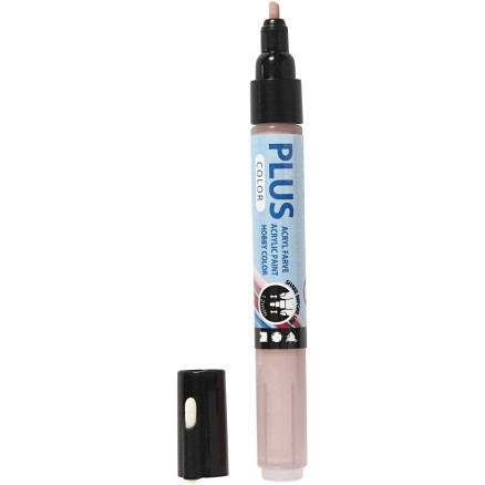 Plus Color Marker, L 14,5 cm, Strichstärke 1-2 mm, Staubrosé, 5,5 ml, 1 Stk Plus Color Marker, L 14,5 cm, Strichstärke 1-2 mm, Staubrosé, 5,5 ml, 1 Stk von Diverse
