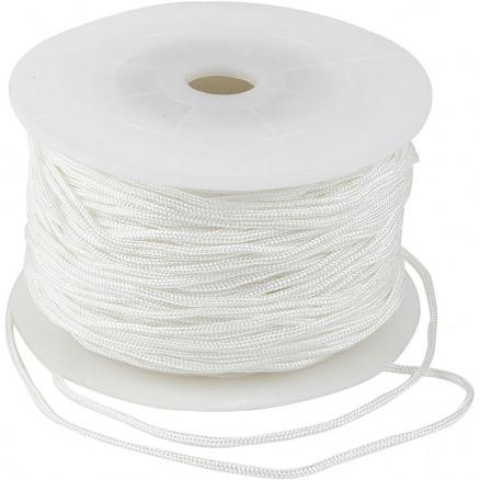 Polyesterschnur, Stärke: 2mm, 50m, Weiß Polyesterschnur, Stärke: 2mm, 50m, Weiß von Diverse