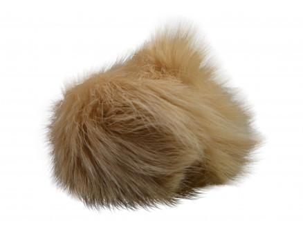 Pompon Quaste Kaninchenhaar Beige 60 mm von Diverse