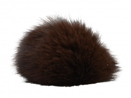 Pompon Quaste Kaninchenhaar Braun 90 mm von Diverse