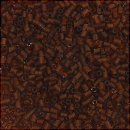 Rocaille Seed Beads 2-cut, D 1,7 mm, Größe 15/0, Lochgröße 0,5 mm, Bra Rocaille Seed Beads 2-cut, D 1,7 mm, Größe 15/0, Lochgröße 0,5 mm, Bra von Diverse