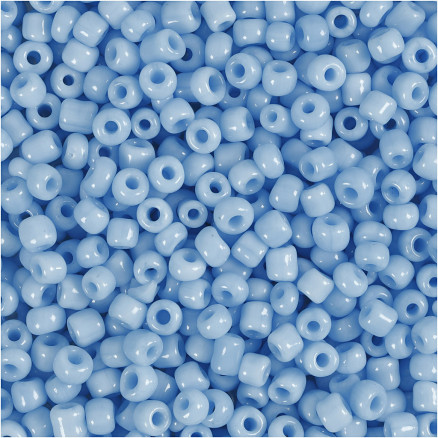 Rocai-Perlen, Durchm. 3 mm, Größe 8/0, Lochgröße 0,6-1,0 mm, türkis, 25g/ 1 Pk. Rocai-Perlen, Durchm. 3 mm, Größe 8/0, Lochgröße 0,6-1,0 mm, türkis, 25g/ 1 Pk. von Diverse