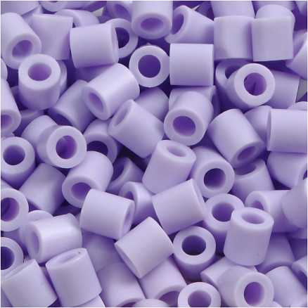 Röhrenperlen, Größe 5x5 mm, Lochgröße 2,5 mm, mittel, Flieder (32245), 1100 Stück / 1 Pk. von Diverse