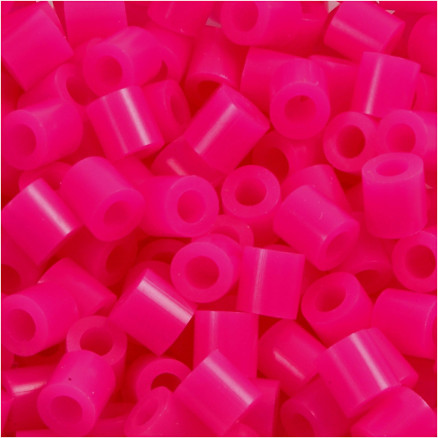 Röhrenperlen, Größe 5x5 mm, Lochgröße 2,5 mm, mittel, Kirschrot (32258), 1100 Stück / 1 Pk. von Diverse