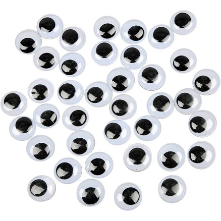 Wackelaugen, nicht selbstklebend, D 20 mm, 500 Stk/ 1 Pck Wackelaugen, nicht selbstklebend, D 20 mm, 500 Stk/ 1 Pck von Diverse