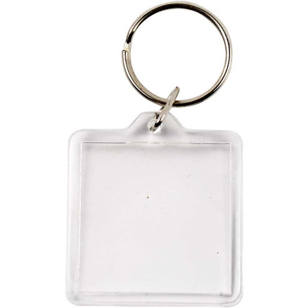 Schlüsselanhänger, Größe 40x40 mm, 25 Stk/ 1 Pck Schlüsselanhänger, Größe 40x40 mm, 25 Stk/ 1 Pck von Diverse