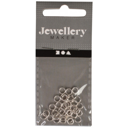 Schlüsselringe Silber 5mm - 30 Stk von Diverse