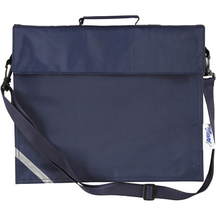Schultasche, T 6 cm, Größe 36x31 cm, Dunkelblau, 1 Stk Schultasche, T 6 cm, Größe 36x31 cm, Dunkelblau, 1 Stk von Diverse
