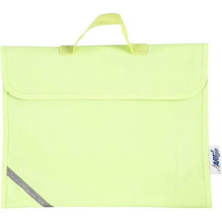Schultasche, T 9 cm, Größe 36x29 cm, Fluoreszierend Gelb, 1 Stk Schultasche, T 9 cm, Größe 36x29 cm, Fluoreszierend Gelb, 1 Stk von Diverse